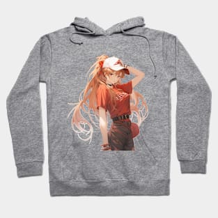 Asuka Langley Soryu evangelion Illustration 2 Hoodie